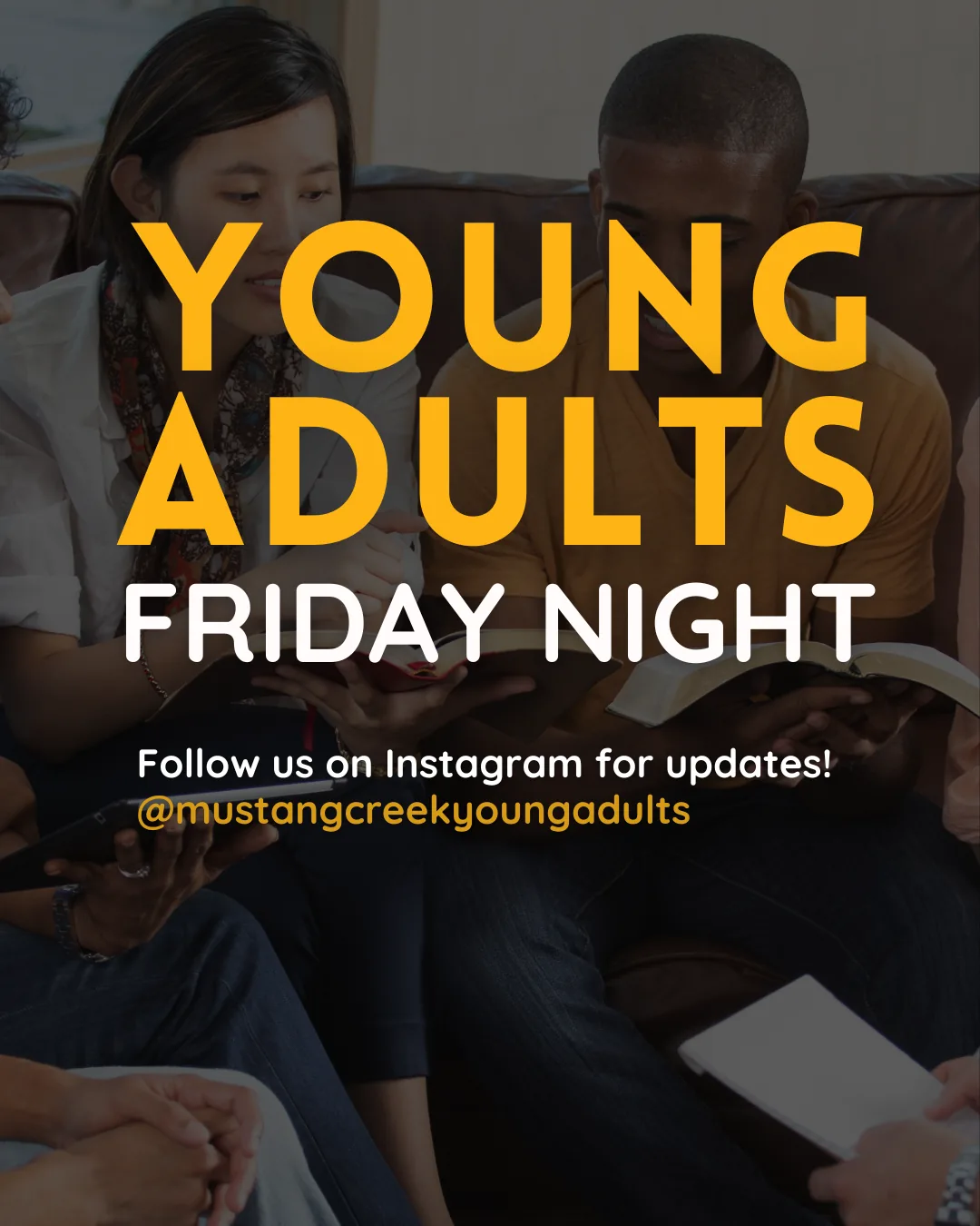 MC Young Adults Friday Night Flyer